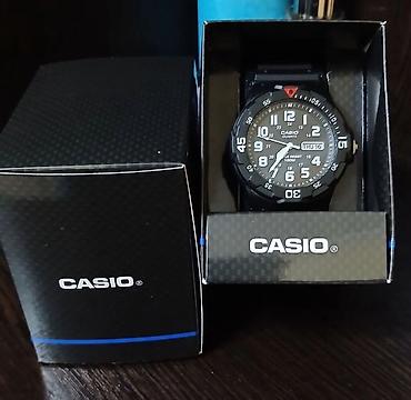 Классические часы: Классические часы часы, Casio, Пластик, Япония, Водонепроницаемые, Унисекс, Б/у — 1