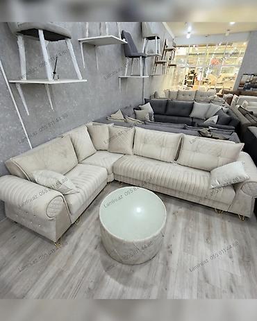 kunc divanlar 2020: Künc divan Xüsusiyyətlər: - Ölçülər: 300 × 200 sm - Rahat oturma üçün — 1