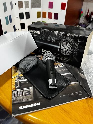 Mikrofonlar: Yeni Simli Mikrofon Shure, Pulsuz çatdırılma — 3