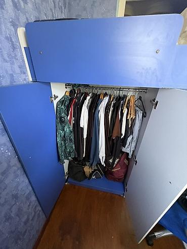Мебель: Uşaq/yeniyetmə otağı üçün mavi-ağ rəngli modul mebel dəsti - İki — 5