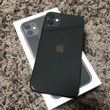 ikinci el iphone 11 128: IPhone 11, 128 GB, Qara, Qırıq, Simsiz şarj, Face ID