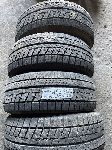 Шины: Шины 205 / 55 / R 16, Зима, Б/у, Комплект, Легковые, Япония, Bridgestone