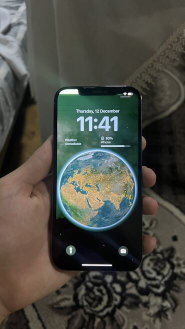 iphone 15 pro max işlənmiş: IPhone 12 Pro Max, 256 ГБ, Pacific Blue, Битый, Беспроводная зарядка, Face ID