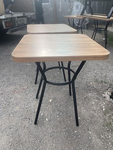 study table: Стол для кафе, Новый, Прямоугольный, Бесплатная доставка, цвет - Коричневый — 1