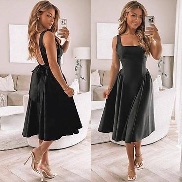 Haljine: 💫Ženska midi haljina sa mašnom na leđima
2700
Uni velicina — 7