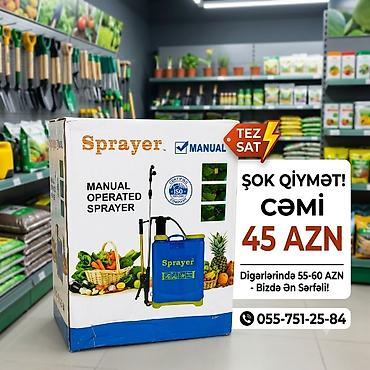 Инструменты для покраски: Məhsul: Manual Operated Sprayer – əl ilə işləyən püskürdücü — 1