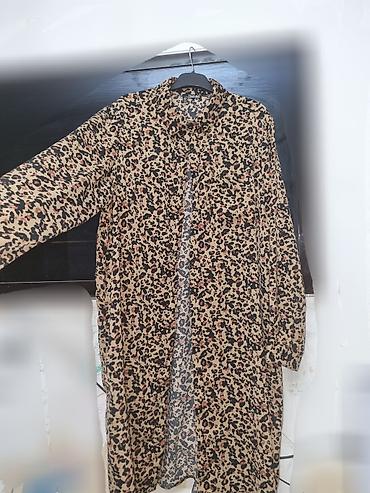 Leopar naxışlı uzun köynək don 3 xl.uygundu yeni deyil cox yaxsi
