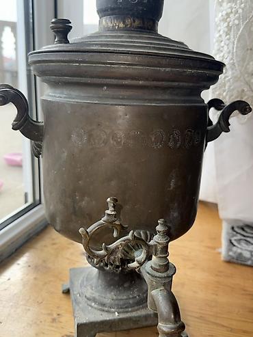 Qədim samovar, 1876 il, Mis, Vəziyyəti: Yaxşı