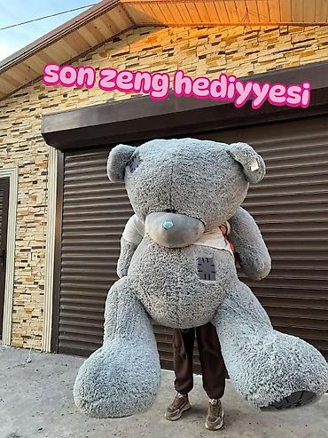 mutfaq oyuncaqları: 🧸🤎 2 METRLİK TEDDY MİŞKA 🤎🧸 Sevdiyiniz insanı adi hədiyyə ilə yox — 1