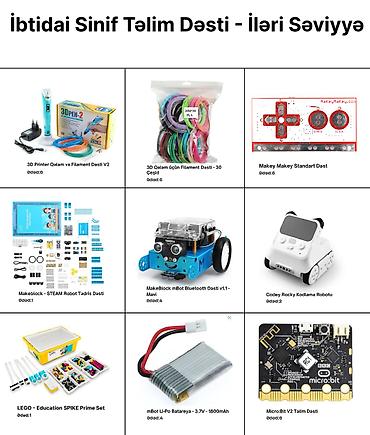 dendi oyun: Kateqoriya: STEM/Maker Məhsulları > Təlim Dəstləri Ad: İbtidai — 1