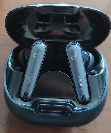 камера авто: Беспроводные вакуумные наушники, Anker, Soundcore Liberty 4 NC, Б/у — 1