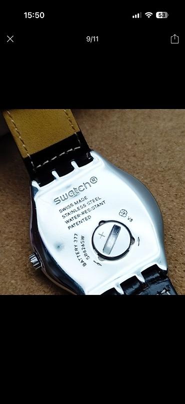 часы эпл вотч цена бишкек: Классические часы часы, Swatch, Швейцария, Водонепроницаемые, Мужские, Б/у — 3