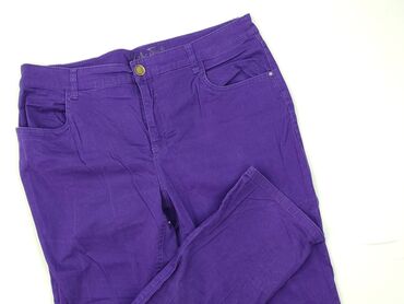 Women: Material trousers for women, size 3XL (EU 46)