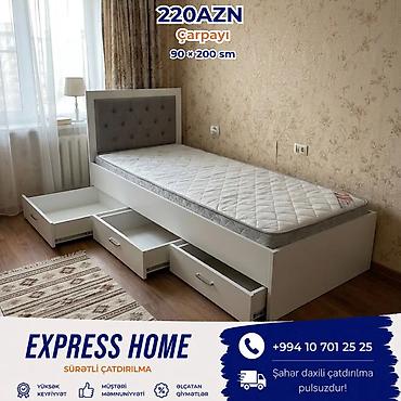 Yeni, Təknəfərlik çarpayı, Bazalı, Matras ilə, Siyirməsiz, Azərbaycan