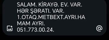 4 mkr kiraye evler 2020: Kirayə ev təklif olunur. Bütün şərait mövcuddur. 1 otaq. Mətbəx