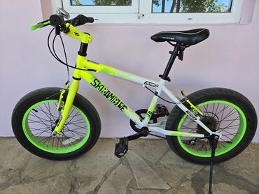 Uşaq velosipedləri: İşlənmiş İki təkərli Uşaq velosipedi 18", sürətlərin sayı: 7