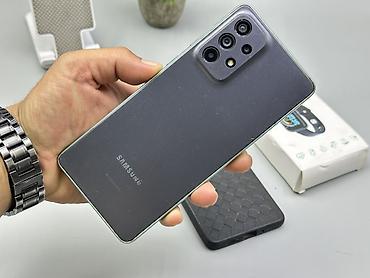 a 12: Samsung Galaxy A73 5G, Б/у, 128 ГБ, цвет - Черный, 2 SIM — 1