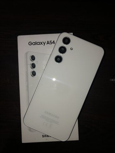 samsung a 8: Samsung Galaxy A54 5G, 256 GB, rəng - Ağ