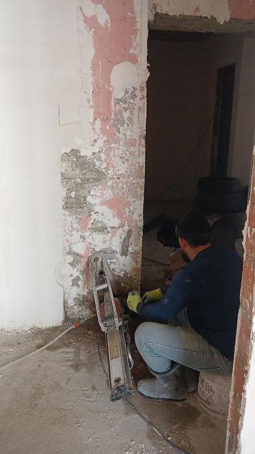 tam insaat: Beton və dəmir-beton kəsimi–deşmə xidməti - Armaturlu beton divar — 7