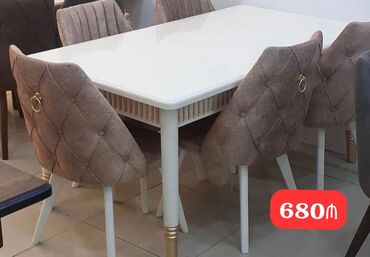 Masa və oturacaq dəstləri: Qonaq otağı üçün, Yeni, 6 stul