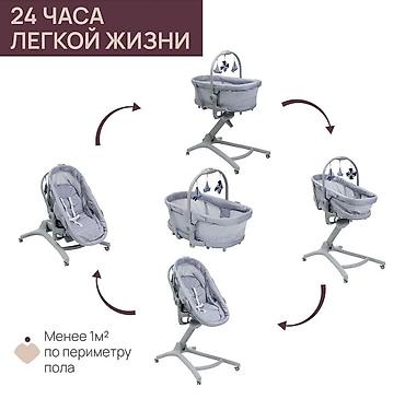 Детская мебель: Детская кровать трансформер, Б/у, цвет - Серый — 3