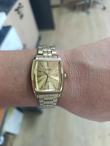 ремонт золота: Классические часы часы, Seiko, Водонепроницаемые, Мужские, Б/у — 3