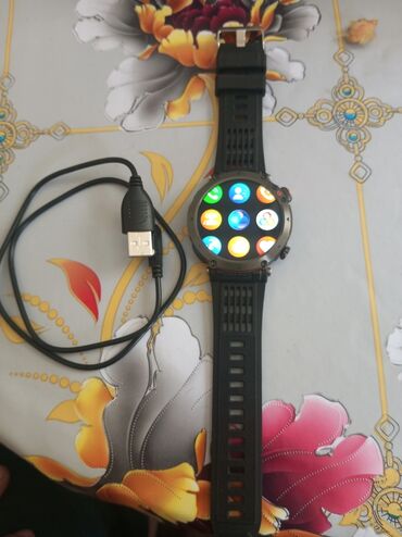 Smart saatlar: Yeni, Smart saat, Sensor ekran, rəng - Qara