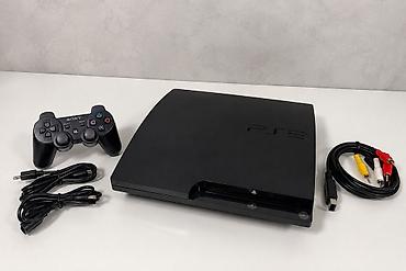 PS3 (Sony PlayStation 3): Sony PlayStation 3 slim -Более 50+игр -512gb -Прошитая -Состояние — 1