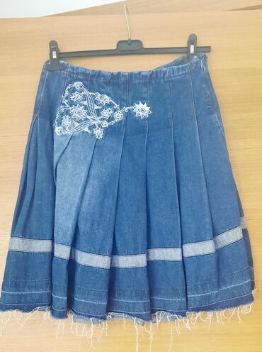 suknja pantalone prodaja: S (EU 36), Midi, bоја - Svetloplava