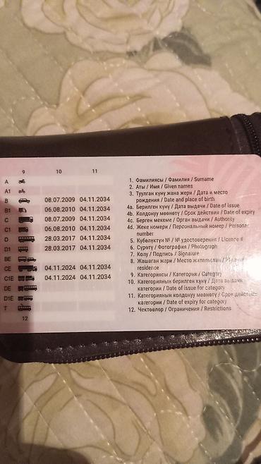 Ищу работу водителем кат в,с,д,е .или напарником на фуру. жыву в