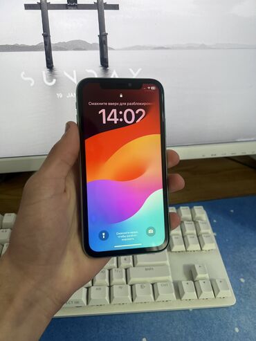 Apple iPhone: IPhone 11, Б/у, 64 ГБ, Чехол