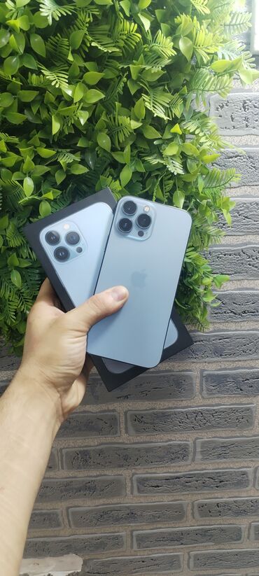 Mobil telefon və aksesuarlar: IPhone 13 Pro Max, 128 GB, Blue Titanium, Kredit, Simsiz şarj, Face ID