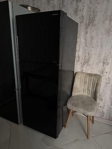 kondisaner satisi: Hitachi iki qapılı soyuducu (üst kamera dondurucu) - Rəng: qara, şüşə — 3