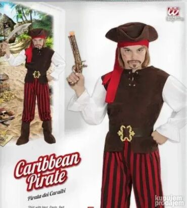Kostimi za maskenbal: SLIKE UŽIVO - na lutki - MODEL 3GUSAR gusarka pirat kostim gusara za — 1