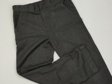 Spodnie: Spodnie dziecięce 11 lat, stan - Dobry, wzór - Jednolity kolor, kolor - Szary