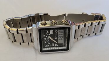 Ručni satovi: NEV hibridni ručni sat – analogno/digitalni - Kućište pravougaonog — 15