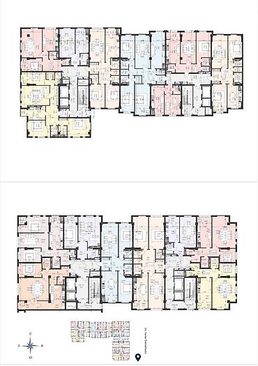 3комнаты: 2 комнаты, 100 м² — 2