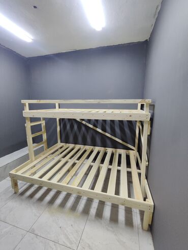 Односпальные кровати: Кровать.Новые из Российской сосны кровать жаны карагайдан жасайбыз — 12