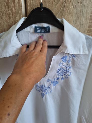 sakoi ženski: Nova bela ženska bluza košulja narodna nošnja S ili 38 Nova bela — 9