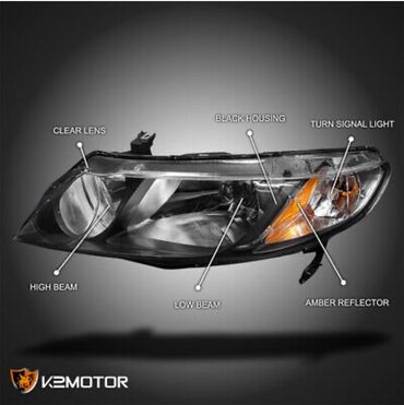 Faralar: Sağ, Duman əleyhinə faralar, Honda, 2006 il, Orijinal, ABŞ, Yeni — 2