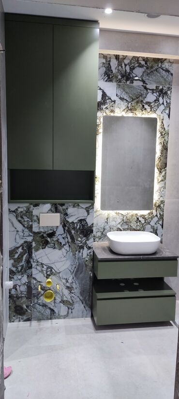 Sifarişlə dolablar: Banyo üçün xüsusi dizayn mebel və quraşdırma xidmətləri - Divara — 6