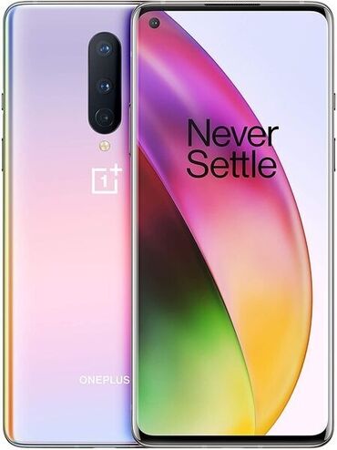 телефон игравой: OnePlus 8, Колдонулган, 128 ГБ, түсү - Кызгылт, 2 SIM