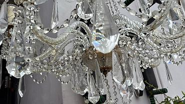 cıraq: Çılçıraq, 10 və daha çox lampa, Xrustal — 1