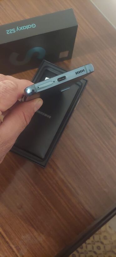 işlənmiş samsung telefonlar: Samsung Galaxy S22, 128 GB, rəng - Göy