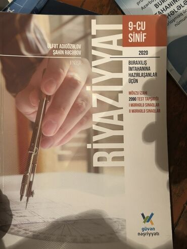 Digər məktəb dərslikləri: Riyaziyyat və Azərbaycan dili üzrə 9-cu sinif və abituriyentlər üçün