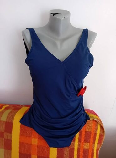 lindex jednodelni kupaci: XL (EU 42), Jednobojni, bоја - Tamnoplava