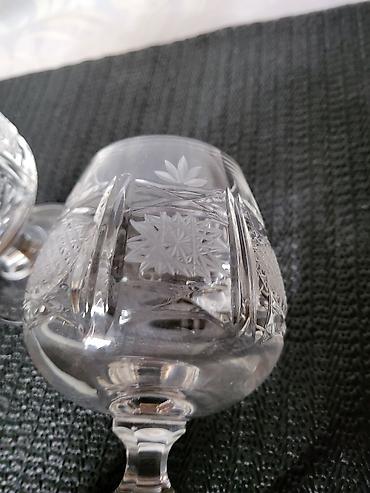 Čaše: Case kristal Zajecar za zestoko pice iz 70ih. Case su perfektne,sve — 10