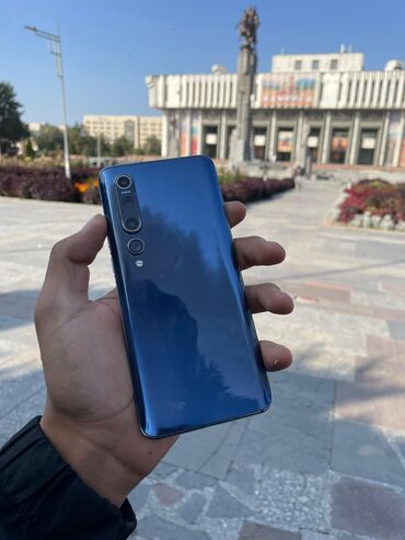 на запчасти айфон: Xiaomi, Mi 10 5G, Колдонулган, 128 ГБ, түсү - Көк, 1 SIM