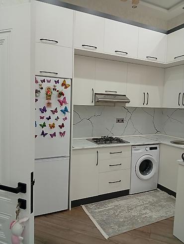 Ev üçün mebel: Ağ rəngdə müasir mətbəx mebeli dəsti yenidi 5 aydl qurasdrllb - L — 3