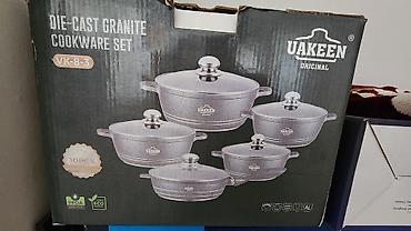 силиконовый набор: Набор посуды UAKEEN Original VK-8-3 — Die-Cast Granite, 10 предметов — 1